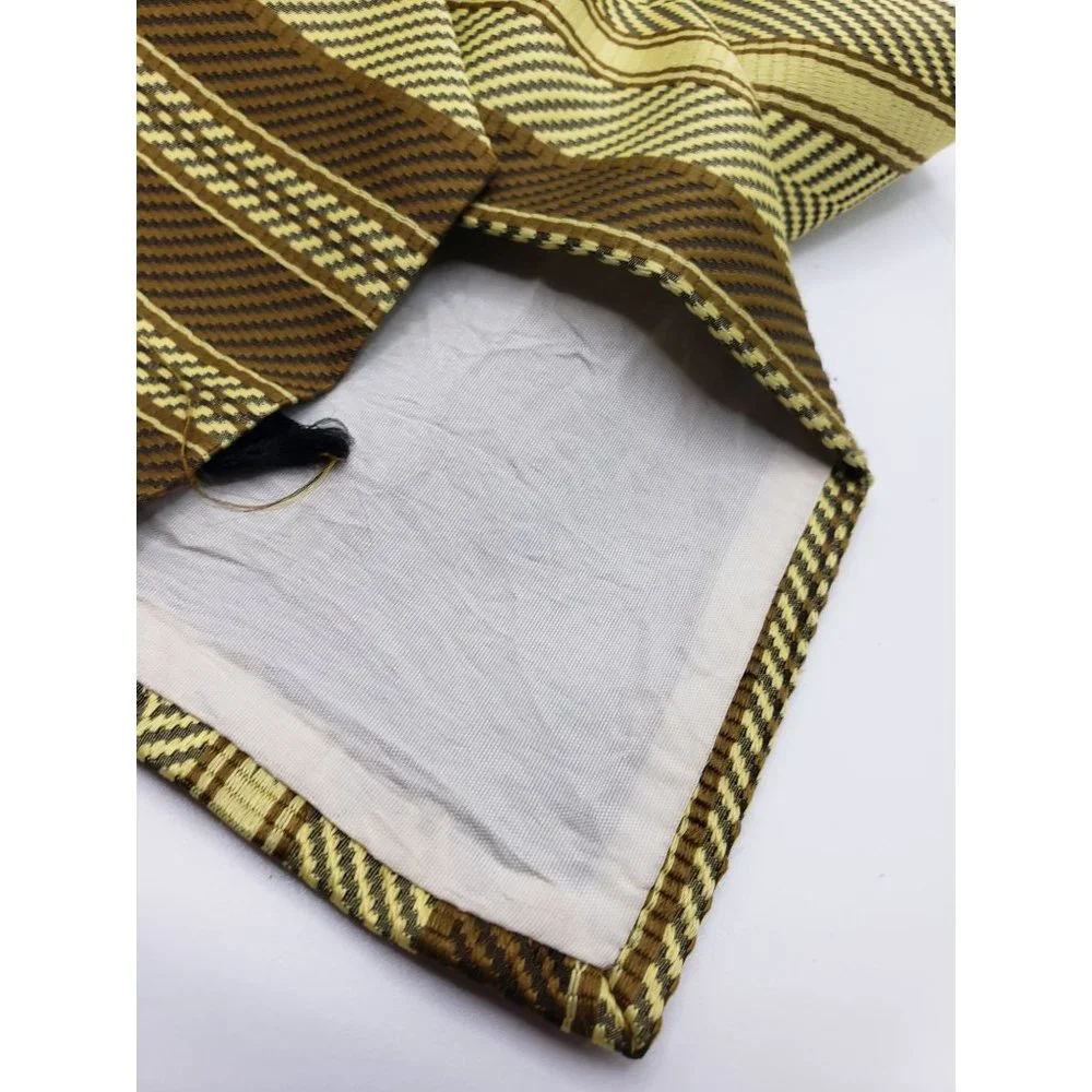 Vintage Sears‎ The Men's Store Green Striped Wide Tie Polyester